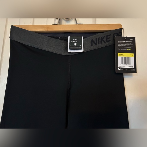 Nike Woman’s PRO Tight Fit / Coolant / full length / long exercise pants - Picture 3 of 8